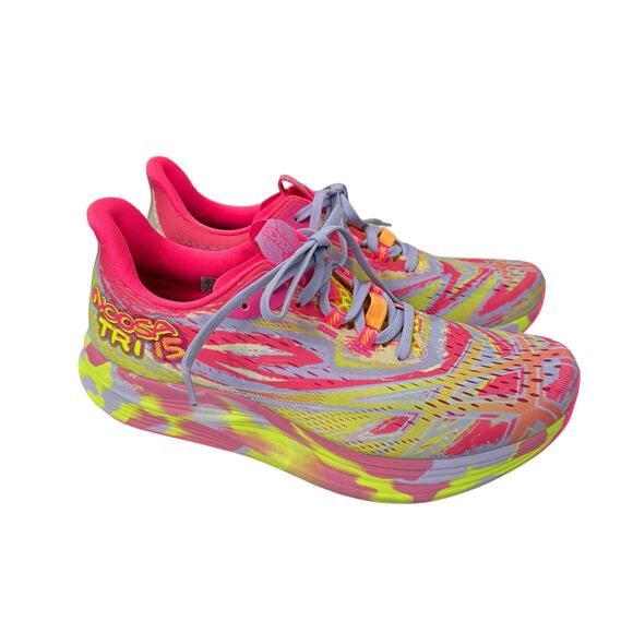 ASICS Noosa Tri 15 Shoes Womens Size 10 Running Hot Pink Multicolor Sneakers - Picture 1 of 11